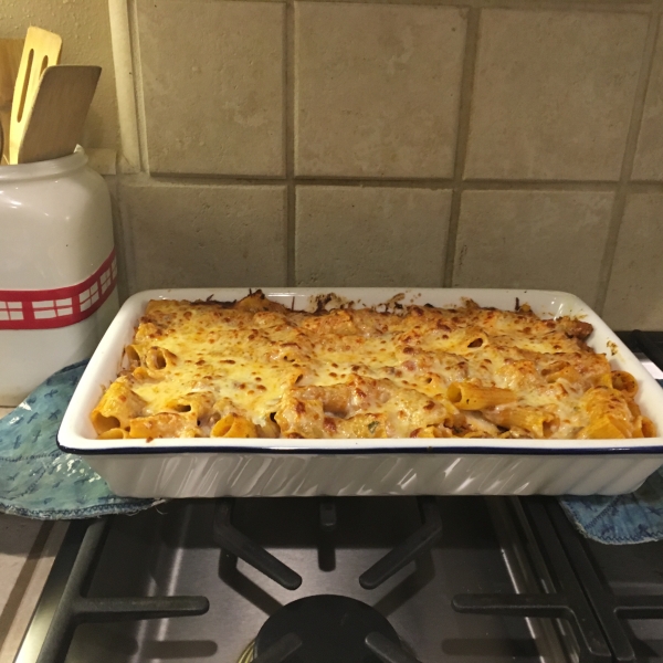 Baked Rigatoni with Italian Sausage and Fennel