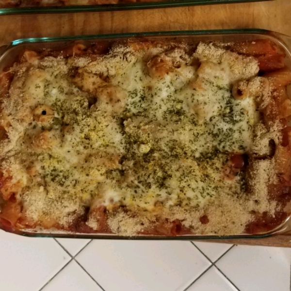 Baked Rigatoni with Italian Sausage and Fennel