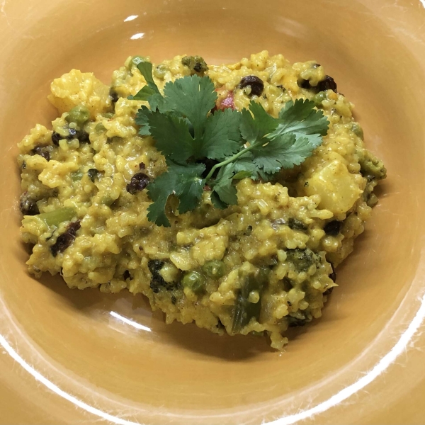 Mediterranean Yellow Rice and Vegetables