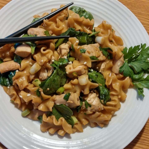 Sesame Chicken Pasta Salad