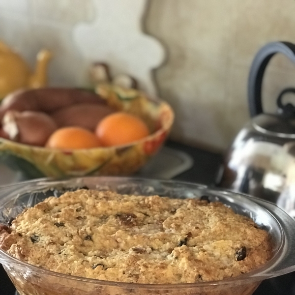 Sugar-Free Bread Pudding with Whiskey Sauce