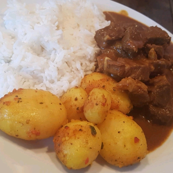 Easy Indian Curried Lamb