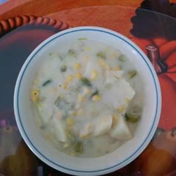 Lactose Free Corn Chowder