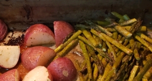 Oven Roasted Red Potatoes and Asparagus