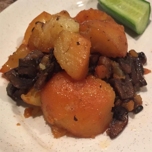 Roasted Wild Mushrooms and Potatoes