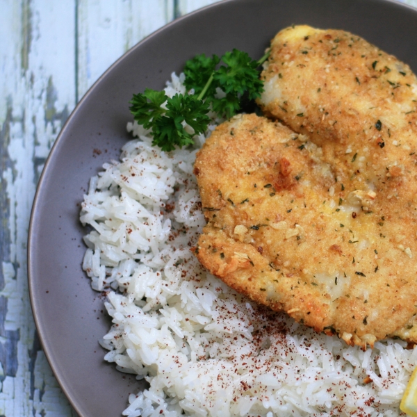 Breaded Parmesan Tilapia