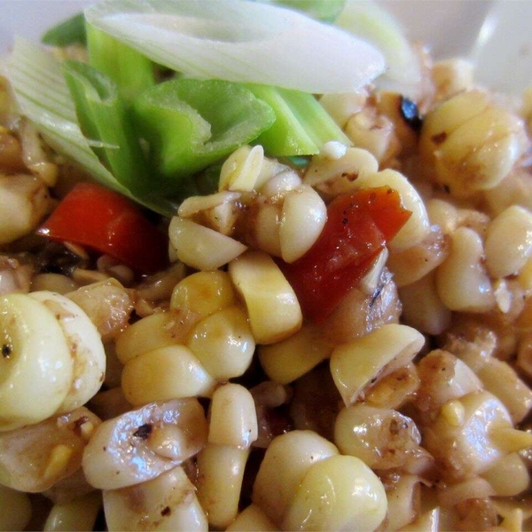 Grilled Corn Off the Cob Salad
