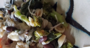 Spinach and Black Bean Pasta