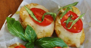 Open Face Mozzarella Sandwich