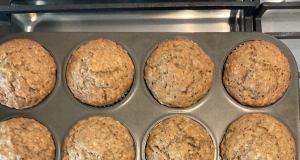 Whole Wheat Banana Oat Muffins