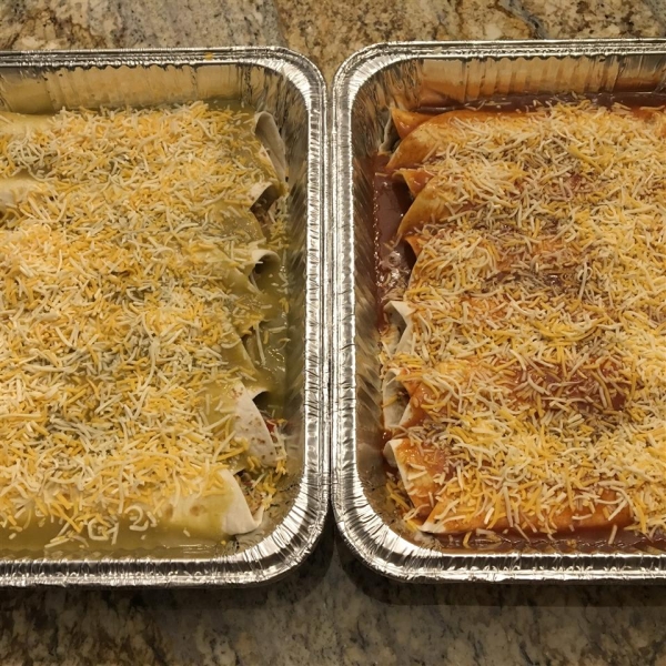 Sweet Pork Enchiladas