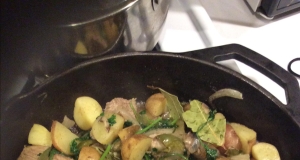 Lamb Stew with Potatoes and Cilantro