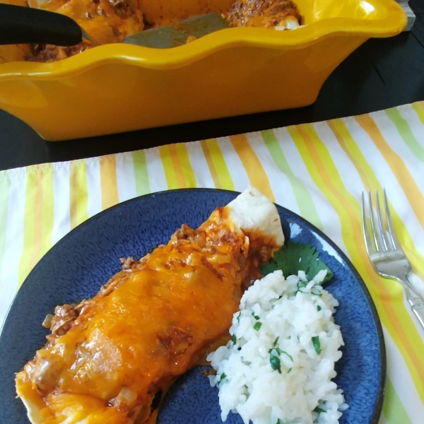 Easy Beef Enchiladas