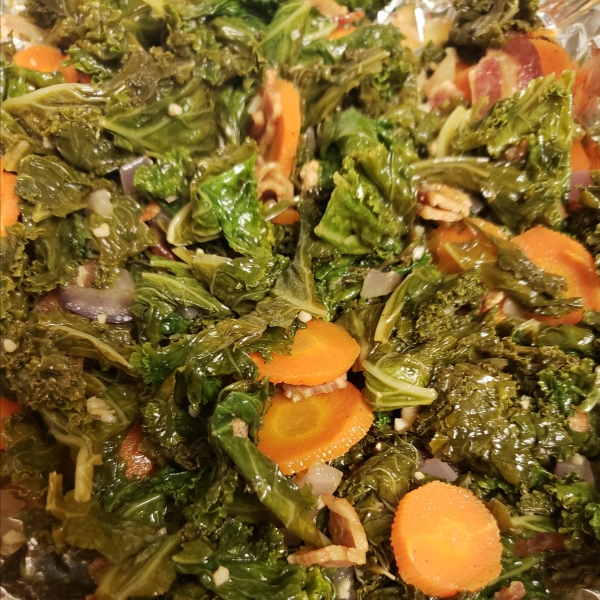 Grilled Kale Salad