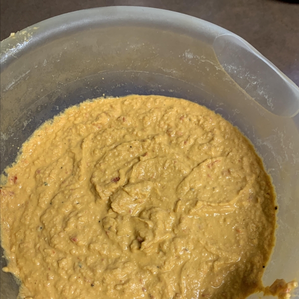 Spiced Sweet Roasted Red Pepper Hummus