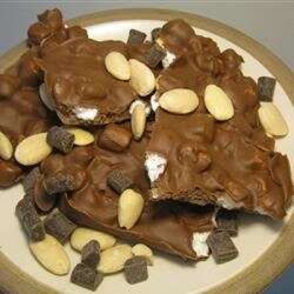 Super Easy Rocky Road Candy
