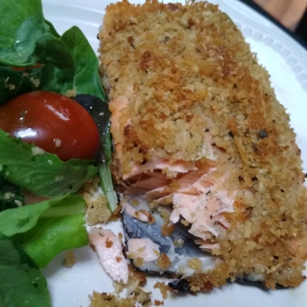 Panko Parmesan Salmon