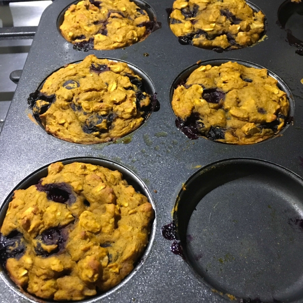 Blueberry Pumpkin Muffins