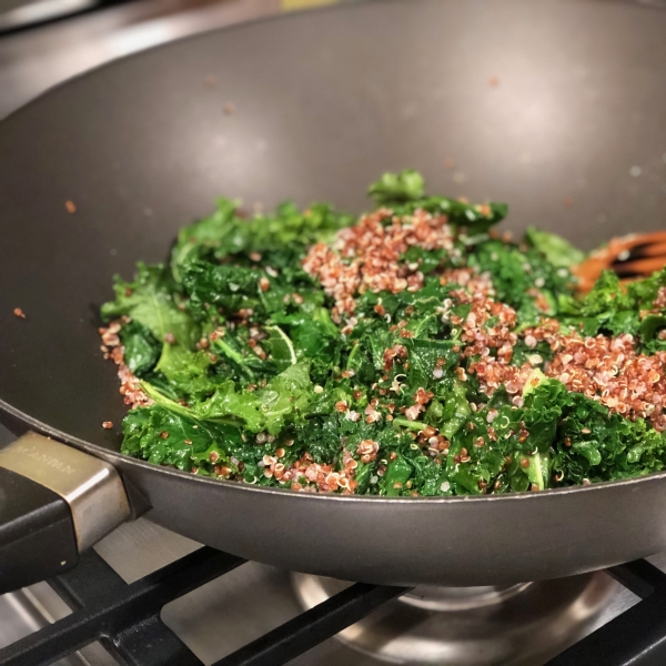 Garlic Kale Quinoa