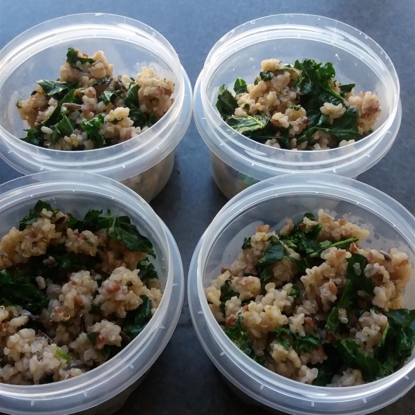 Garlic Kale Quinoa