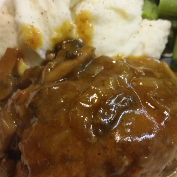 Salisbury Steak Slow Cooker-Style