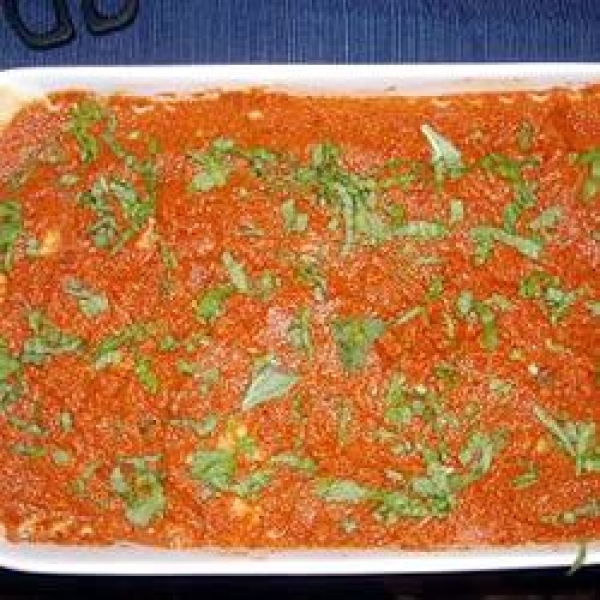 Fresh Spinach and Sun-Dried Tomato Lasagna