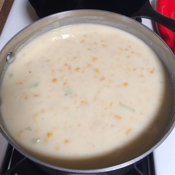 Easy Vegetarian Corn Chowder