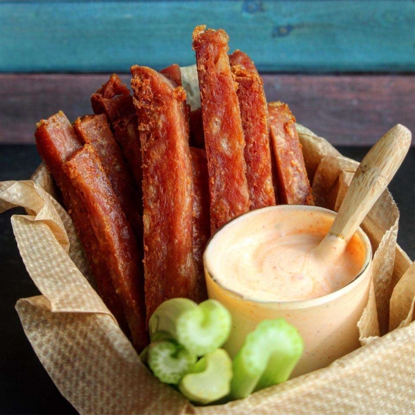 SPAM Fries with Spicy Garlic Sriracha Dipping Sauce