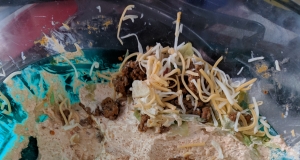 Layered Taco Dip with Meat