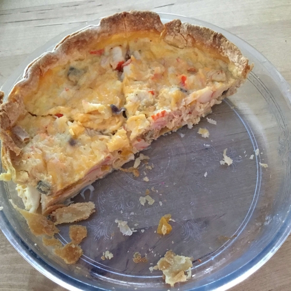 Crabmeat Quiche