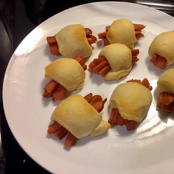 Spooky Spider Halloween Hot Dogs