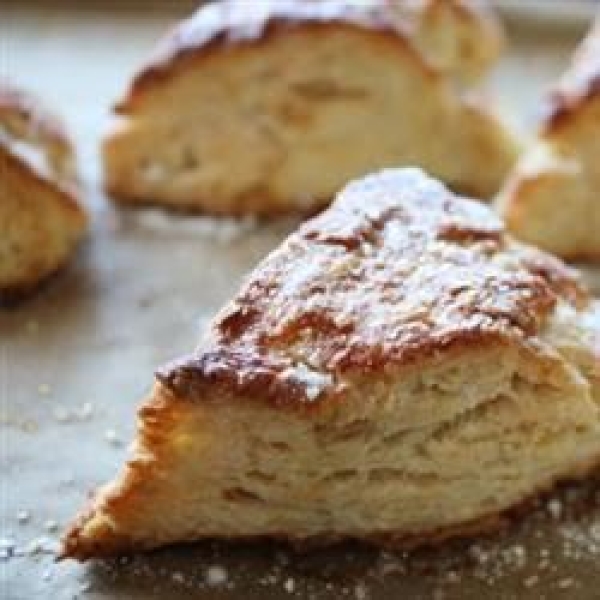 Lemon Ginger Scones with Brown Rice Flour and Agave Nectar