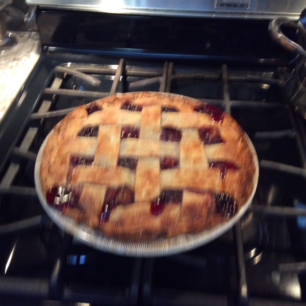 Rhubarb Cherry Pie