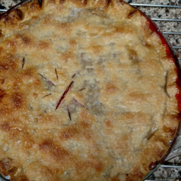 Rhubarb Cherry Pie