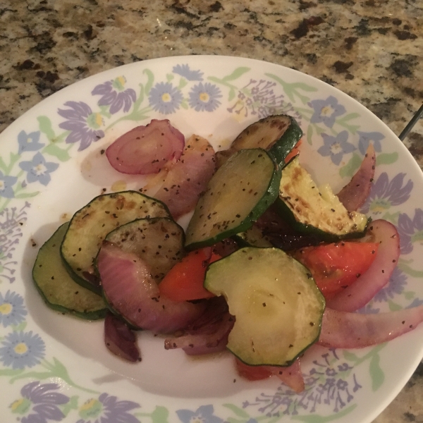 Elegant Zucchini and Tomatoes