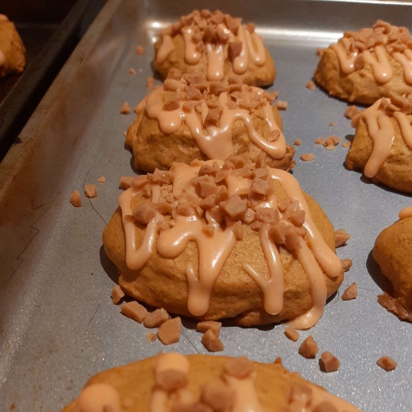 Iced Pumpkin Cookies