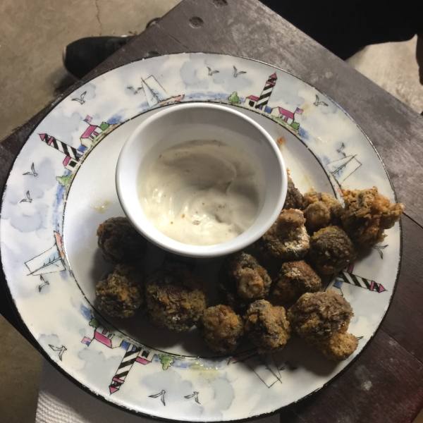 Air Fryer Fried Mushrooms