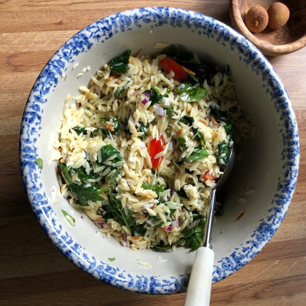 Spinach and Orzo Salad