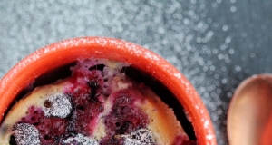 No-Egg Blueberry Mug Cake