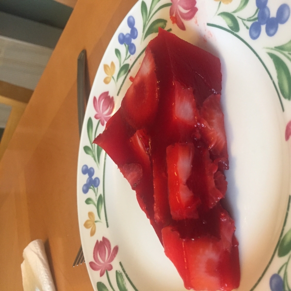 No Crust Strawberry Pie