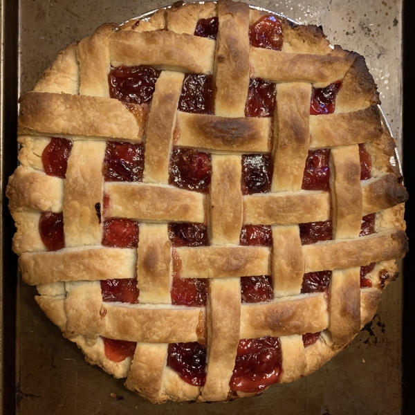 Buttery Cranberry Pie