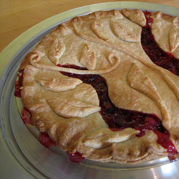 Buttery Cranberry Pie