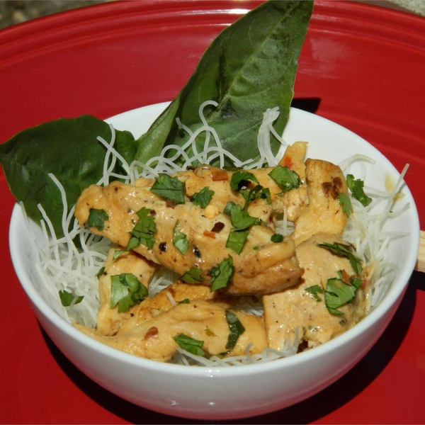 Thai-Style Chicken with Noodles