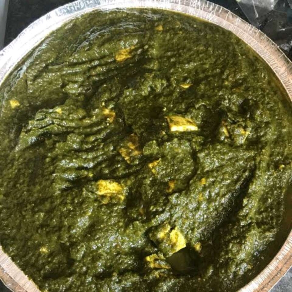 Palak Paneer (Indian Spinach and Paneer)