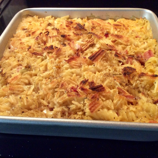 Easy Ham and Noodles