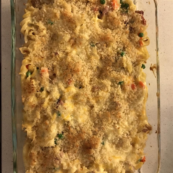 Easy Ham and Noodles