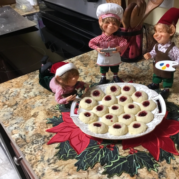 Jam Filled Butter Cookies