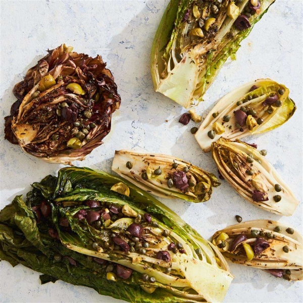 Roasted Lettuce, Radicchio, and Endive