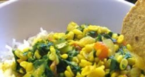 Moong Dal with Spinach