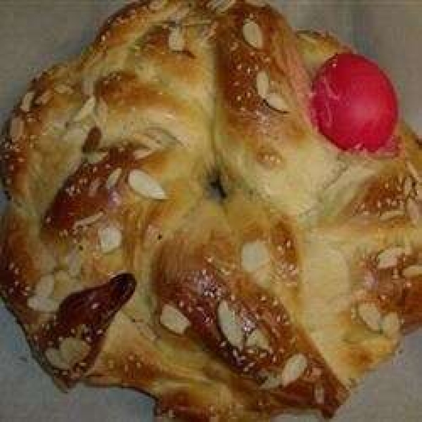Yia Yia's Tsoureki (Greek Easter Bread)